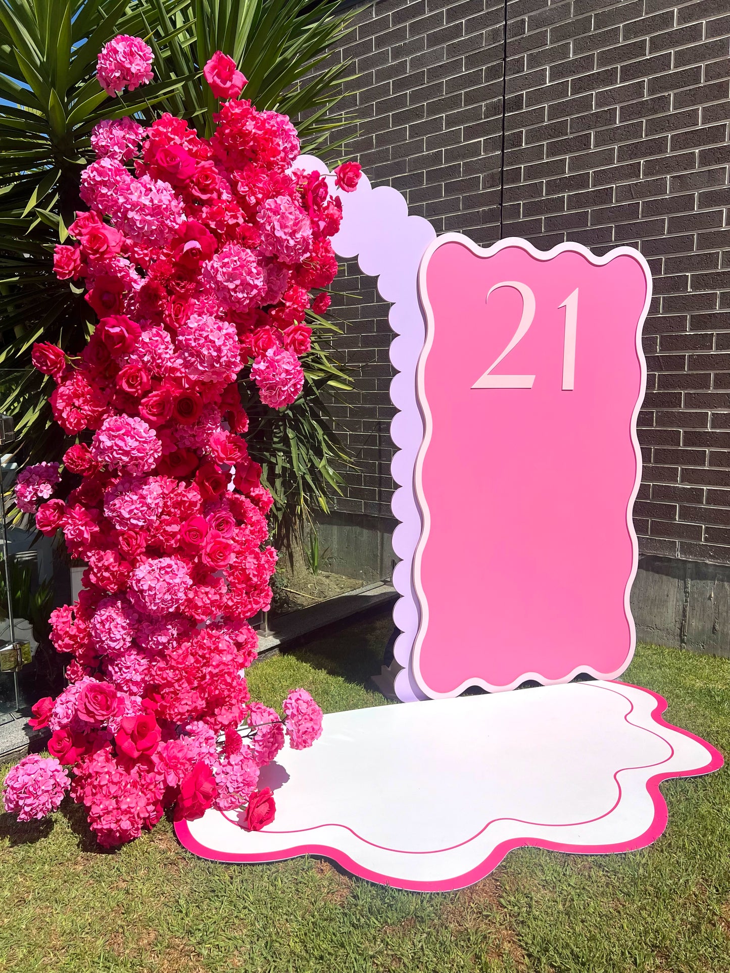 Hot Pink Floral Package