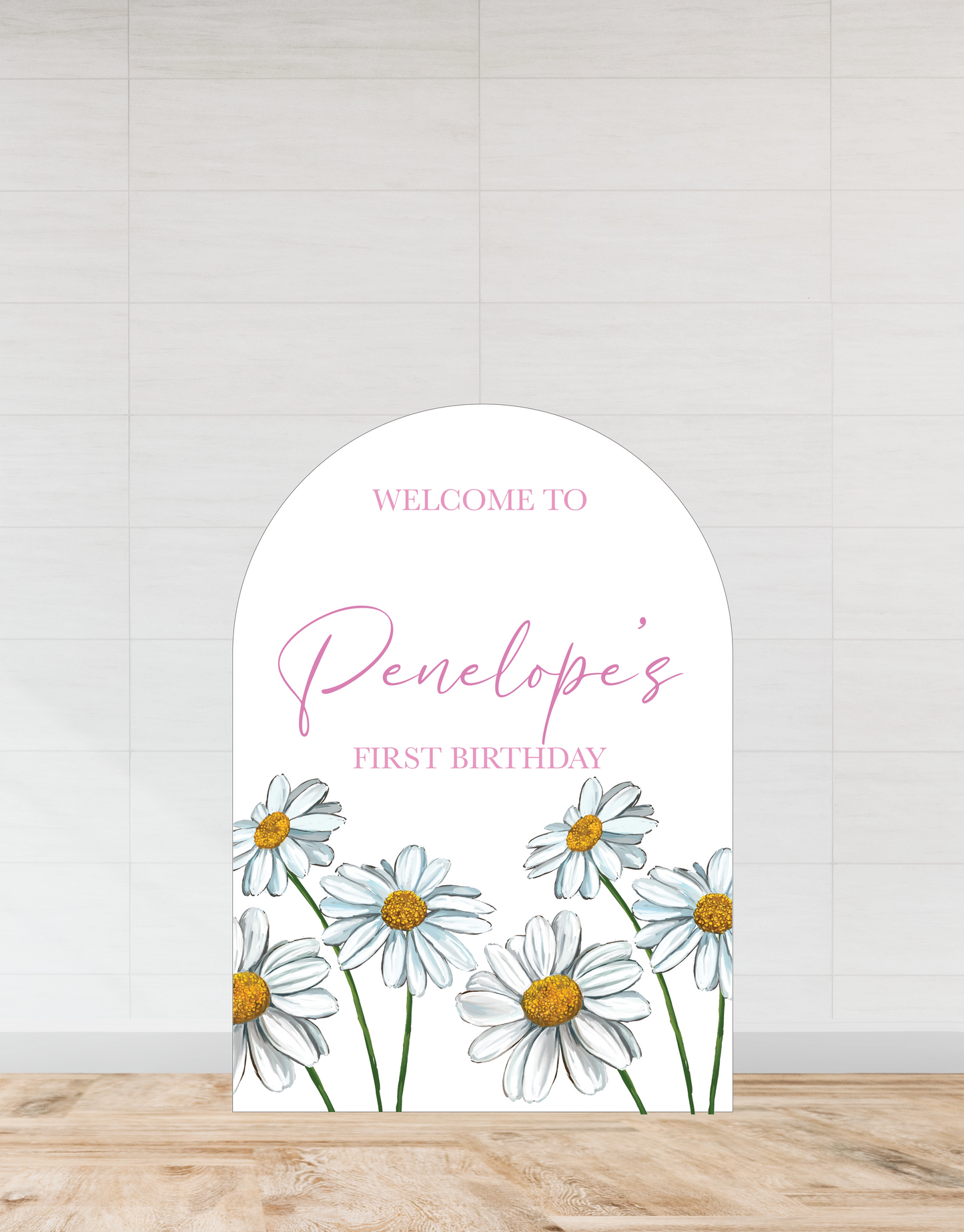 Daisy Welcome Sign